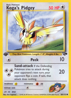 Koga's Pidgey 80/132 (1st Edition)