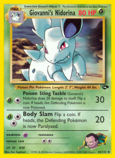 Giovanni's Nidorina 44/132