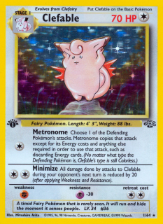 Clefable 1/64 (1st Edition)