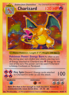 Charizard 4/102 (Shadowless)