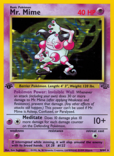Mr. Mime 6/64 (1st Edition)