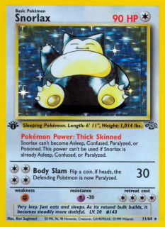 Snorlax 11/64 (1st Edition)
