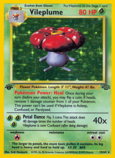 Vileplume 15/64 (1st Edition)