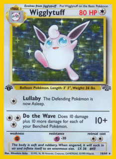 Wigglytuff 16/64 (1st Edition)