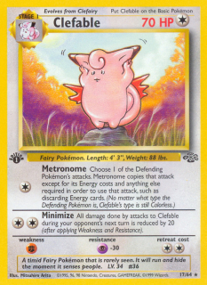 Clefable 17/64 (1st Edition)