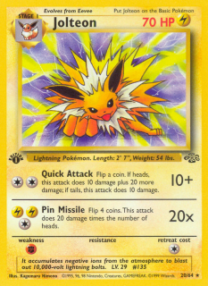 Jolteon 20/64 (1st Edition)