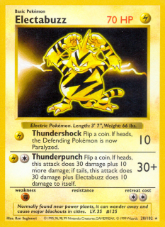 Electabuzz 20/102 (Shadowless)