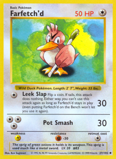 Farfetch'd 27/102 (Shadowless)