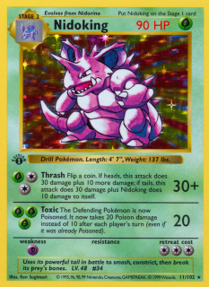 Nidoking 11/102 (1st Edition)