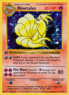 Ninetales 12/102 (1st Edition)