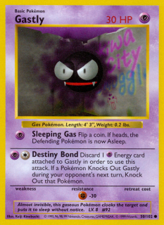 Gastly 50/102 (Shadowless)