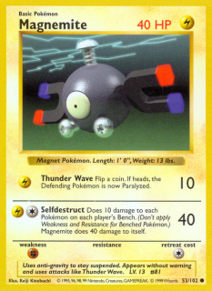 Magnemite 53/102 (Shadowless)