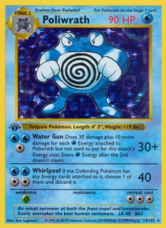 Poliwrath 13/102 (1st Edition)