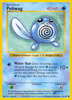 Poliwag 59/102 (Shadowless)