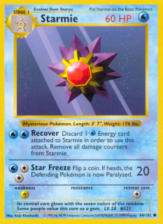 Starmie 64/102 (Shadowless)