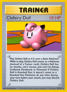 Clefairy Doll 70/102 (Shadowless)