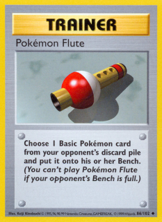 Pokémon Flute 86/102 (Shadowless)