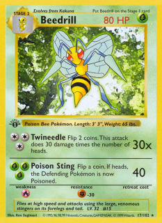Beedrill 17/102 (1st Edition)