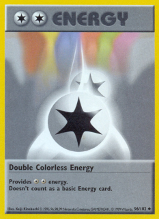 Double Colorless Energy 96/102 (Shadowless)