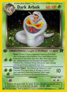 Dark Arbok 2/82 (1st Edition)