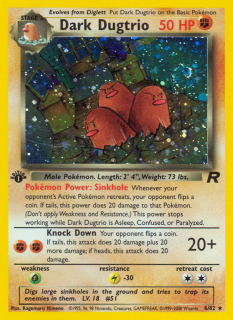 Dark Dugtrio 6/82 (1st Edition)