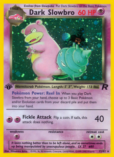 Dark Slowbro 12/82 (1st Edition)