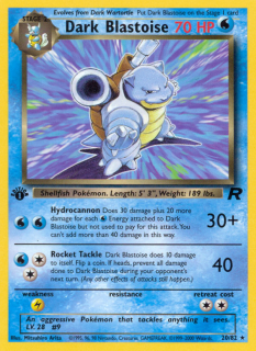 Dark Blastoise 20/82 (1st Edition)