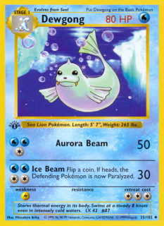 Dewgong 25/102 (1st Edition)