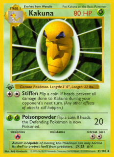 Kakuna 33/102 (1st Edition)