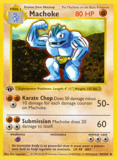Machoke 34/102 (1st Edition)