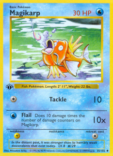 Magikarp 35/102 (1st Edition)