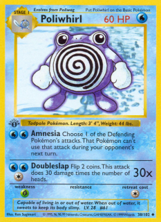 Poliwhirl 38/102 (1st Edition)
