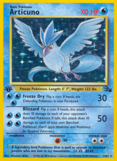 Articuno 2/62 (1st Edition)