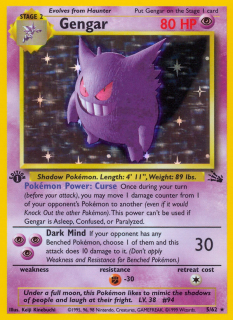 Gengar 5/62 (1st Edition)