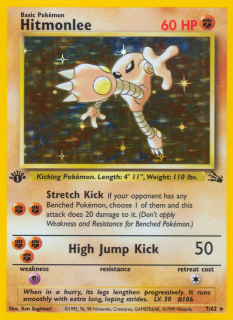 Hitmonlee 7/62 (1st Edition)