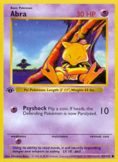 Abra 43/102 (1st Edition)