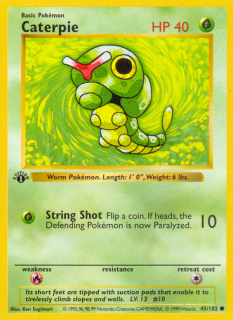Caterpie 45/102 (1st Edition)