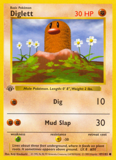 Diglett 47/102 (1st Edition)