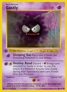Gastly 50/102 (1st Edition)