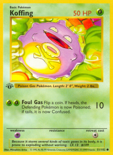 Koffing 51/102 (1st Edition)