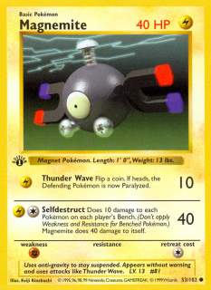 Magnemite 53/102 (1st Edition)