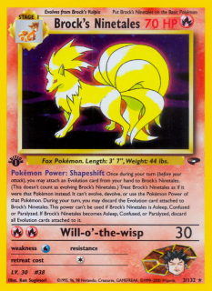 Brock's Ninetales 3/132 (1st Edition)