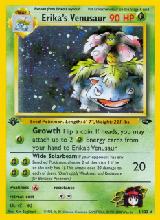 Erika's Venusaur 4/132 (1st Edition)