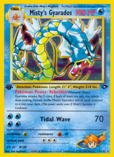 Misty's Gyarados 13/132 (1st Edition)