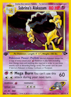 Sabrina's Alakazam 16/132 (1st Edition)