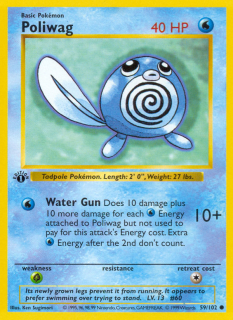 Poliwag 59/102 (1st Edition)