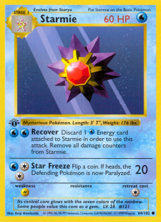 Starmie 64/102 (1st Edition)