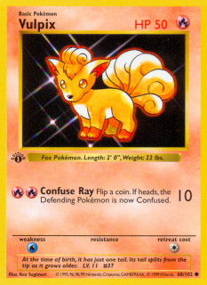 Vulpix 68/102 (1st Edition)