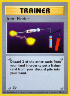 Item Finder 74/102 (1st Edition)