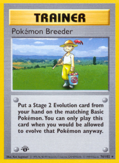 Pokémon Breeder 76/102 (1st Edition)